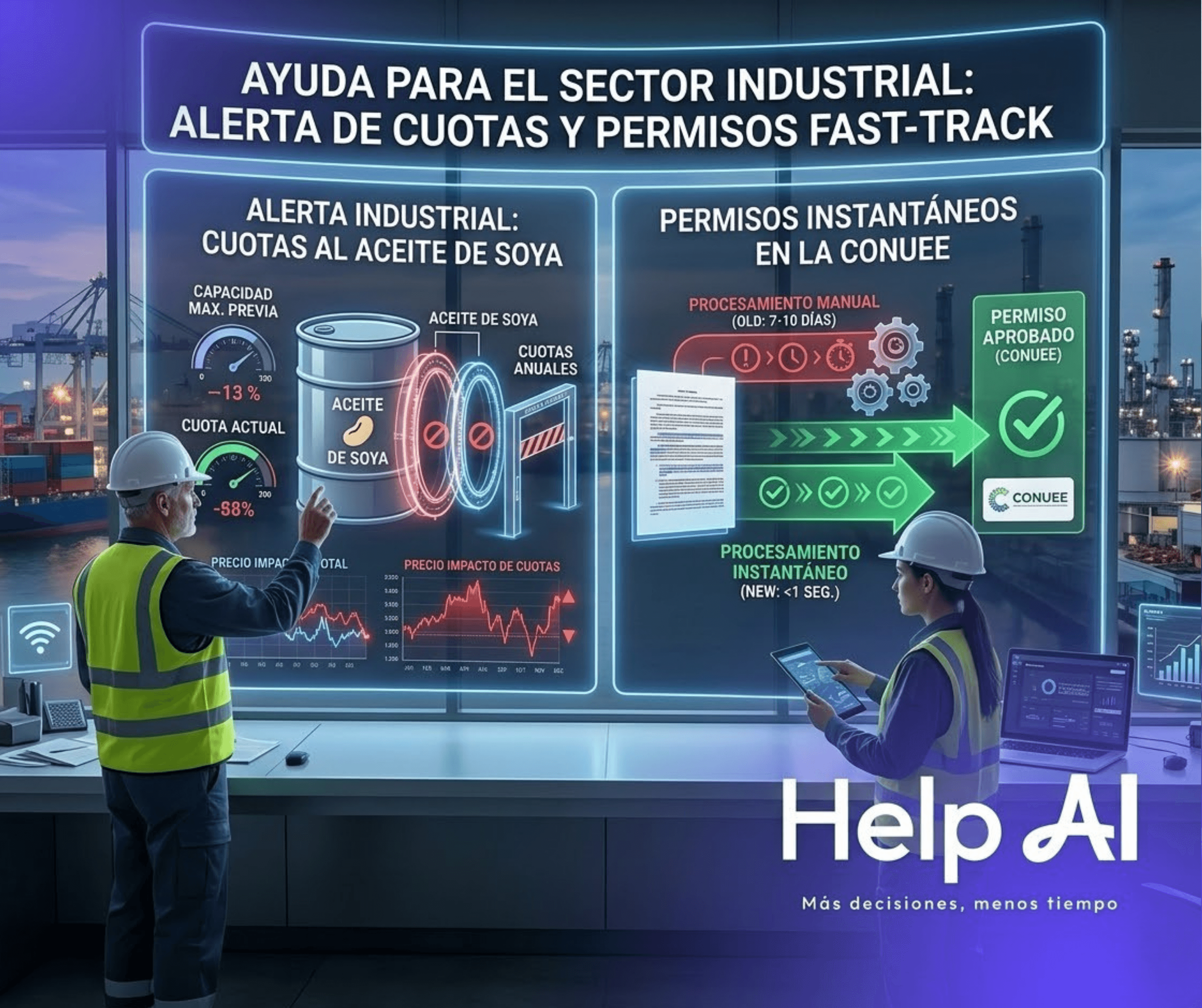 Cuotas aceite de soya tramites conuee 2026