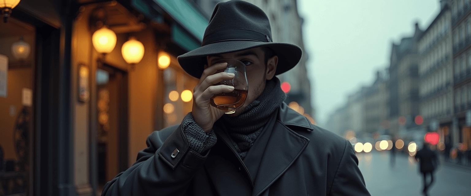 man with coffee from remaker ai