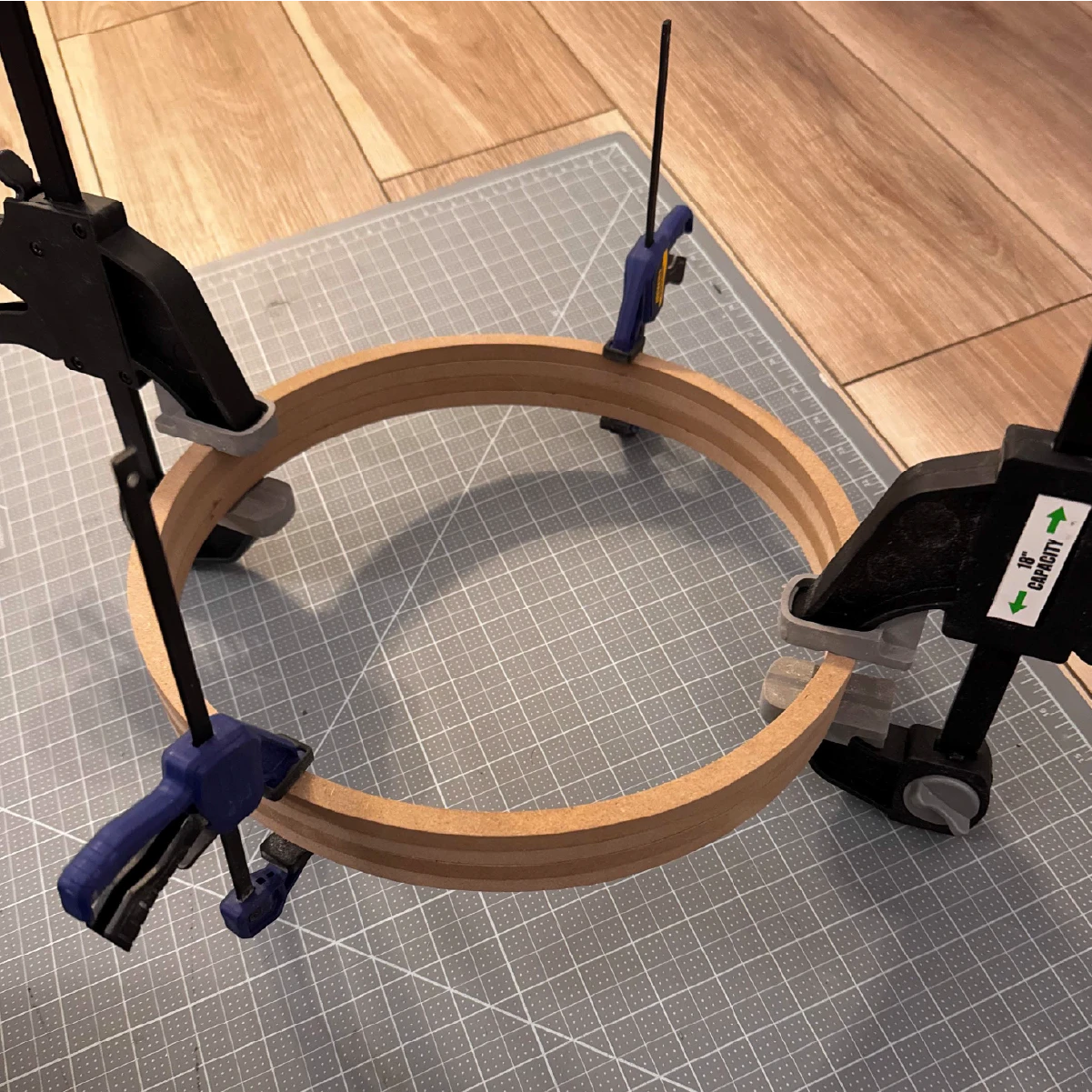 The frame for my lights to sit in gave me the most trouble. I ended up using 4 wreath rings glued together.