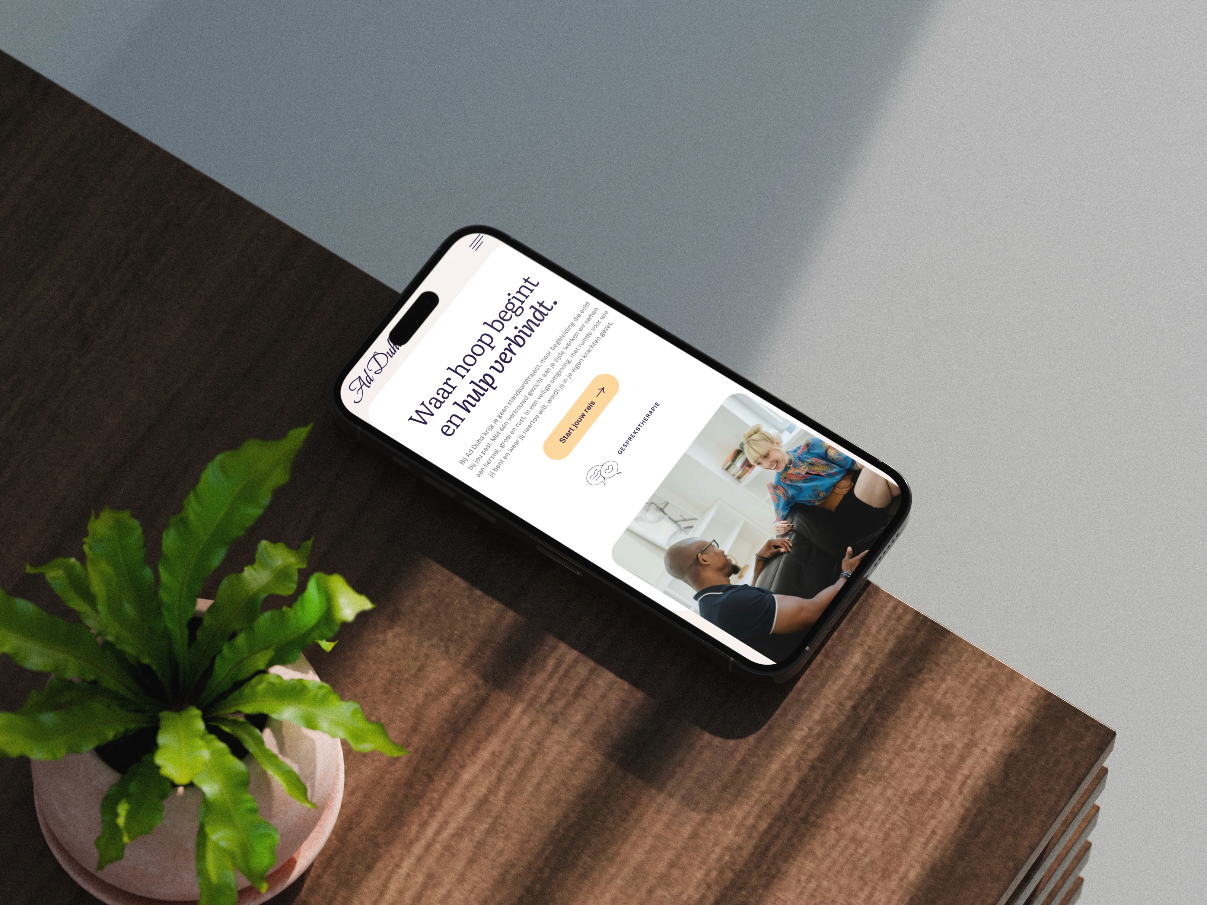 Website mockup