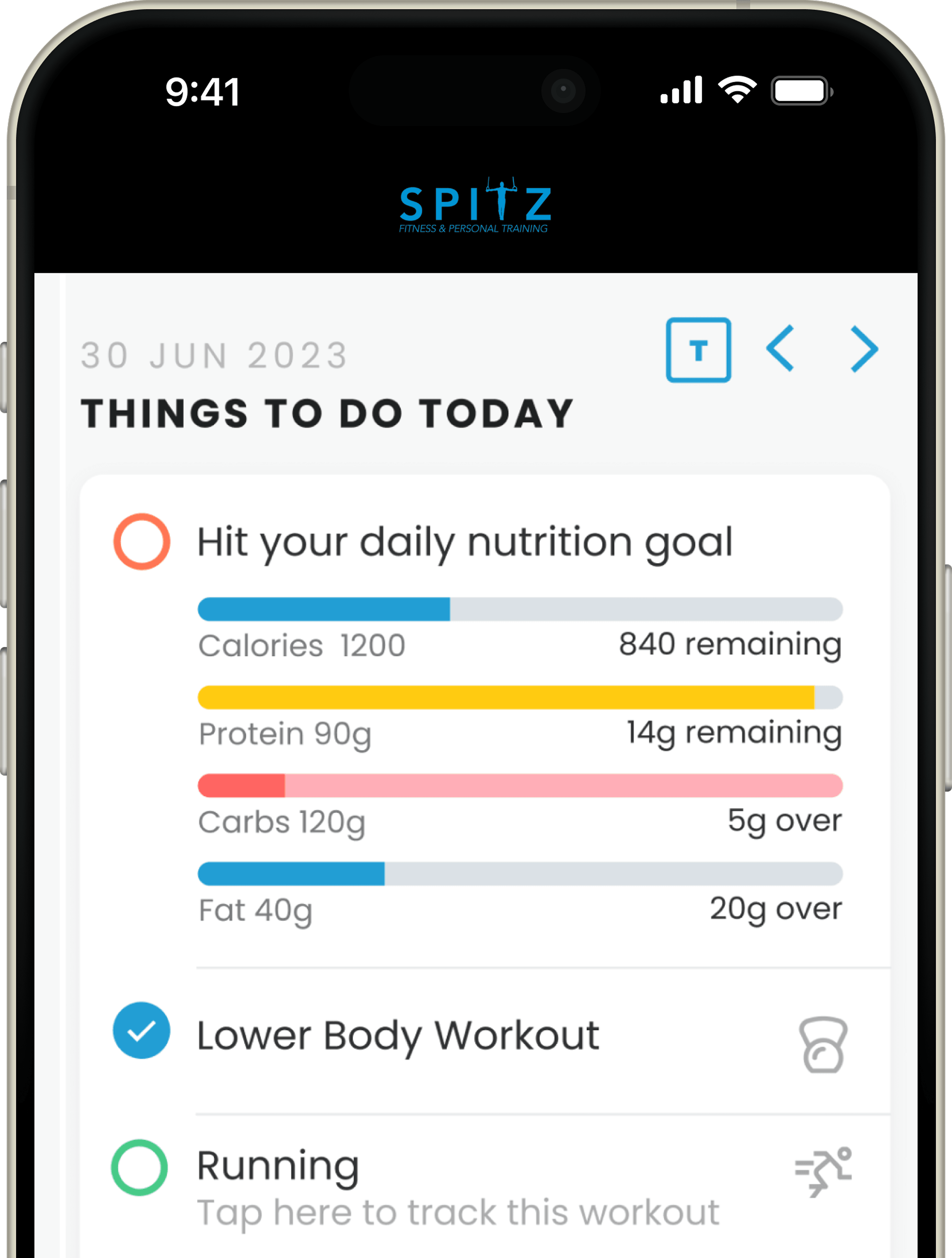 Coach video message on iphone