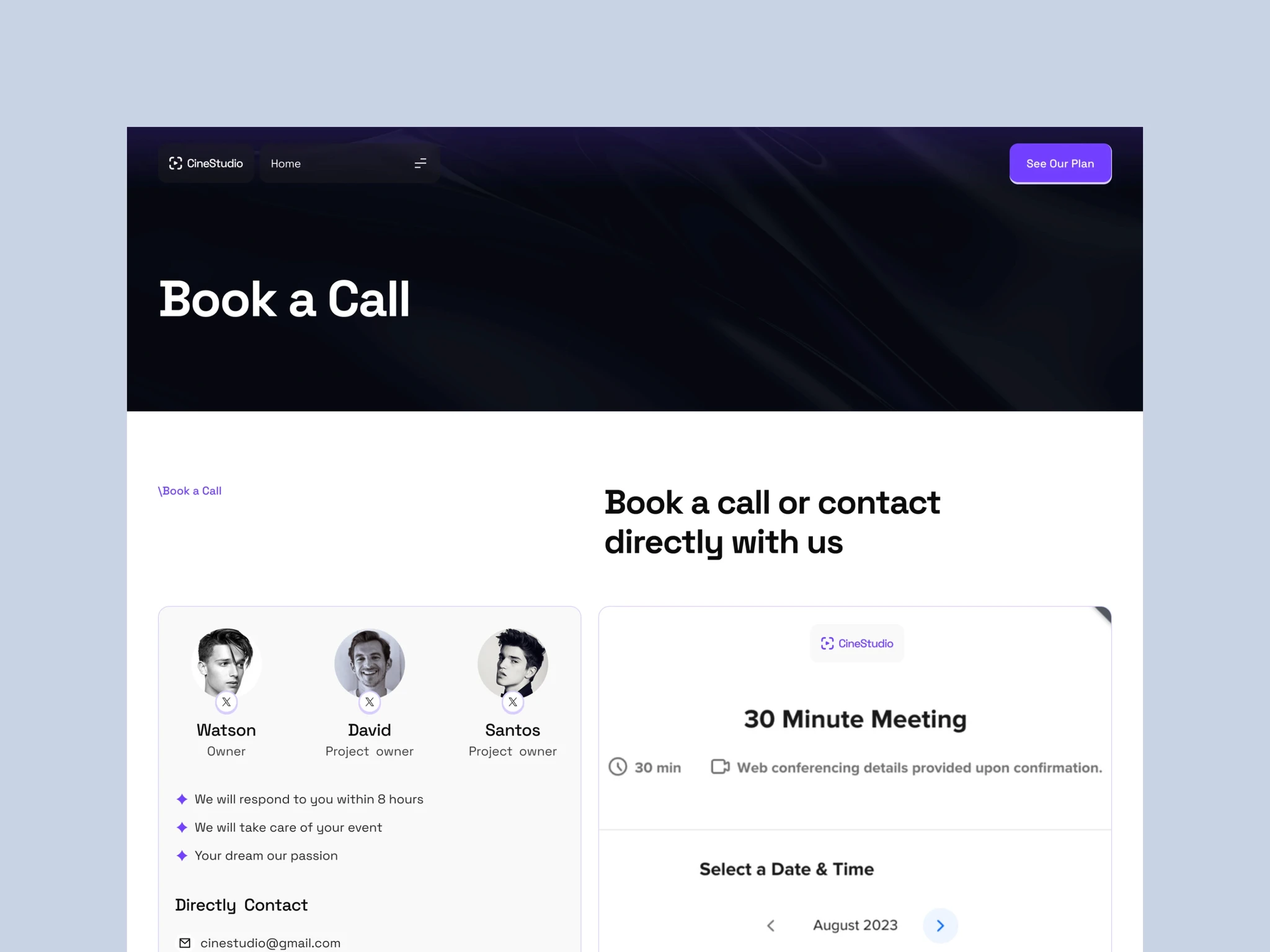 Event Website Template