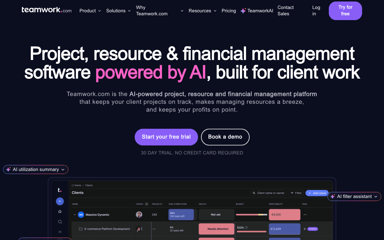 Teamwork екранна снимка