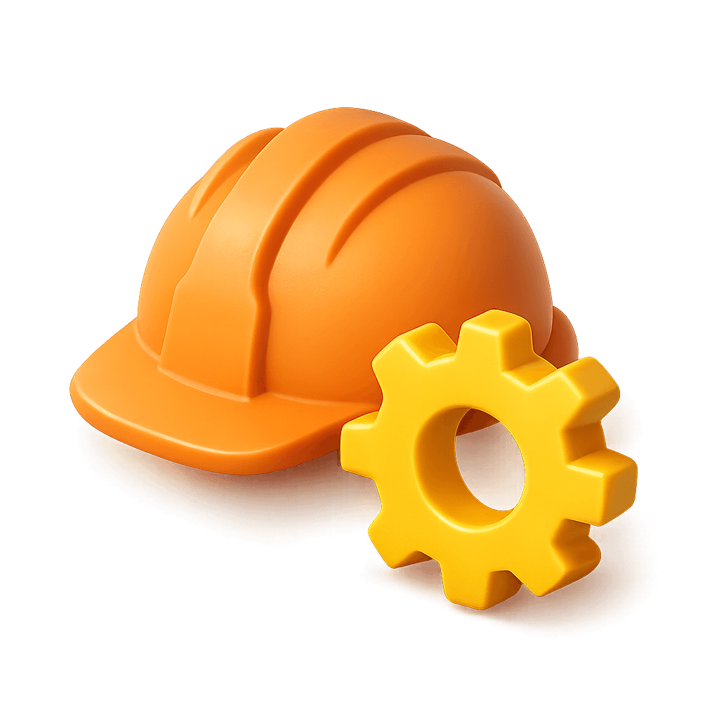 Image of a construction helmet