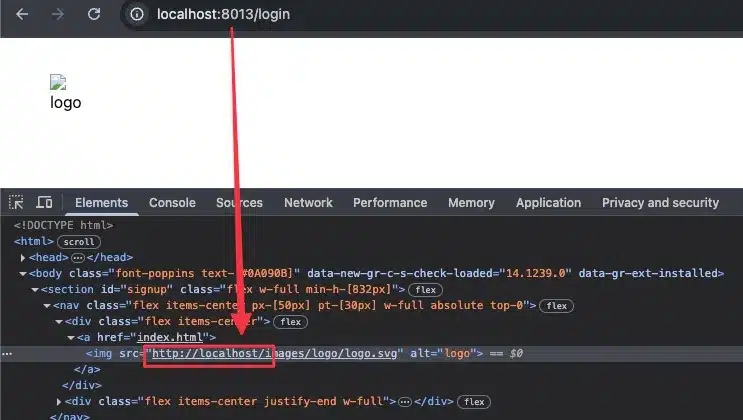 Rainbow gradient 3D arrow