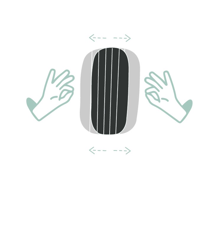 Beautiful woman washing her face