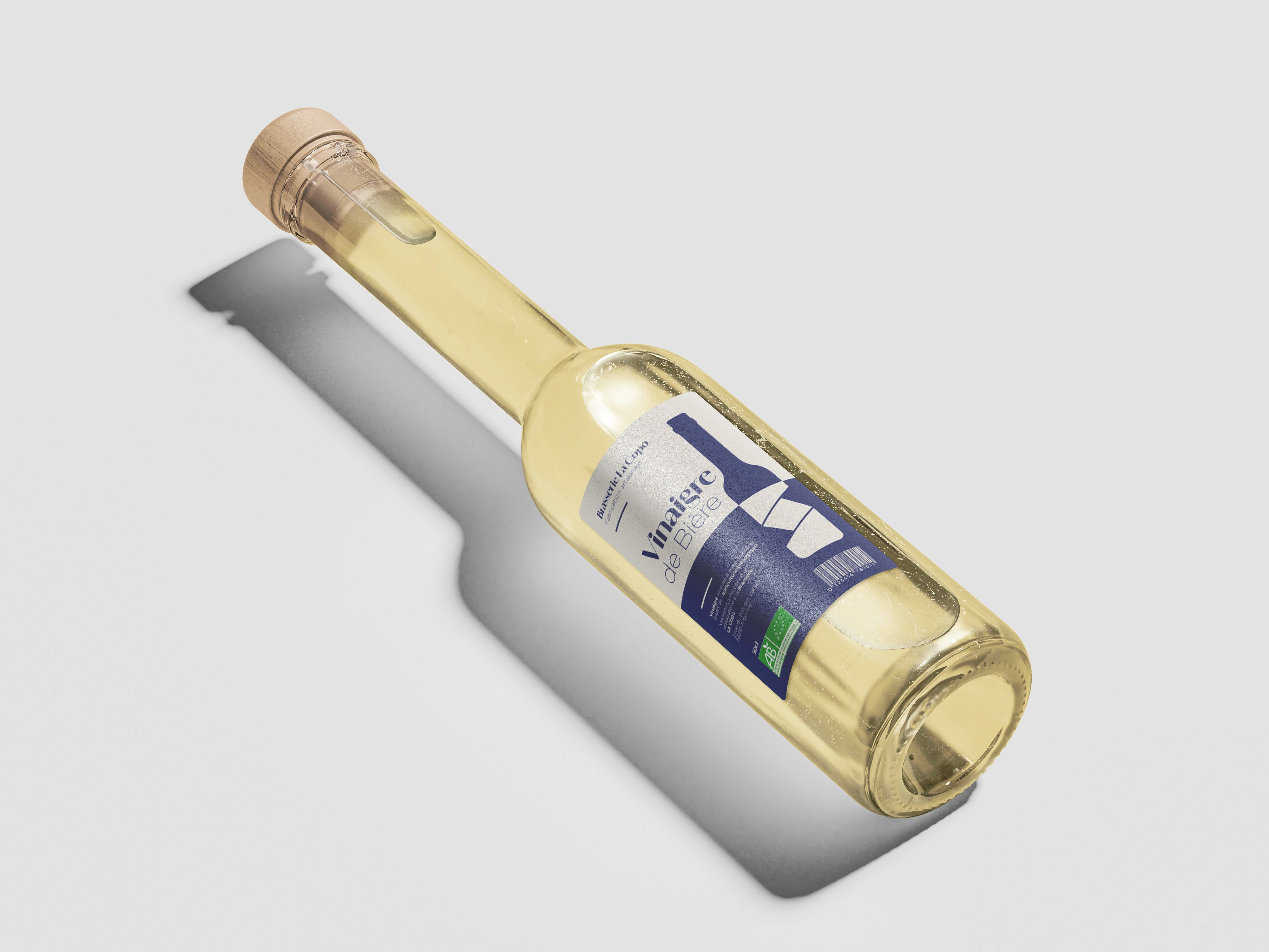 Étiquette vinaigre de bière_La Copo_Graphisme_Wallis Foucher