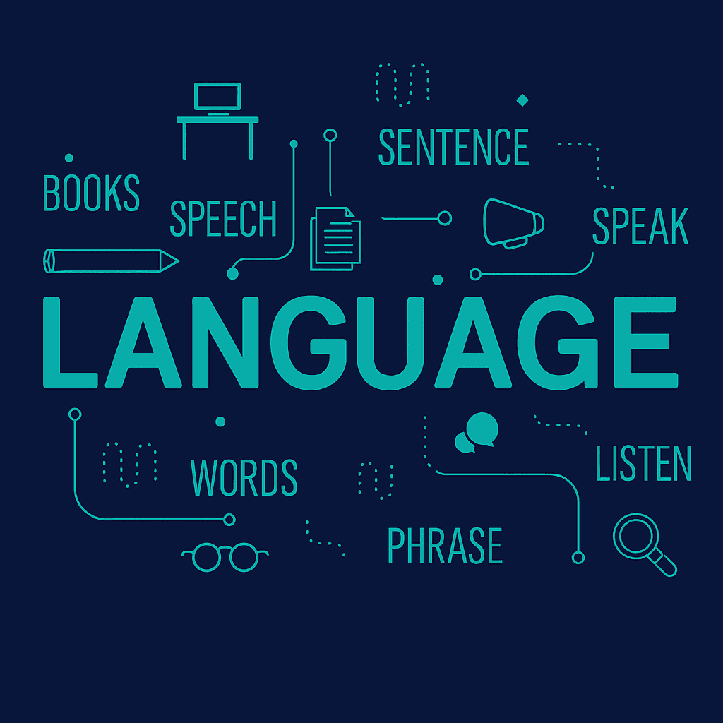 Visual elements of language communication