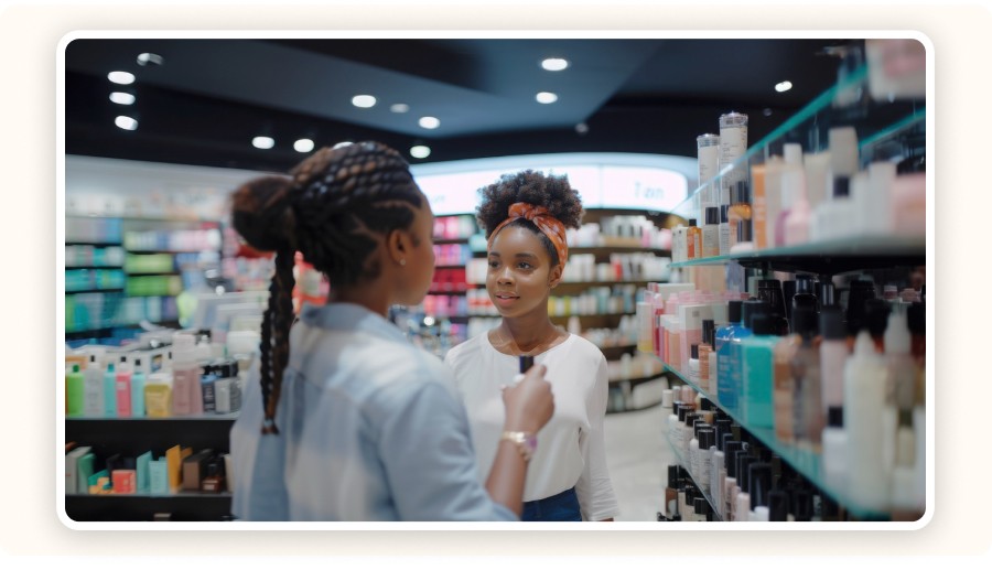 Persons and hair care products