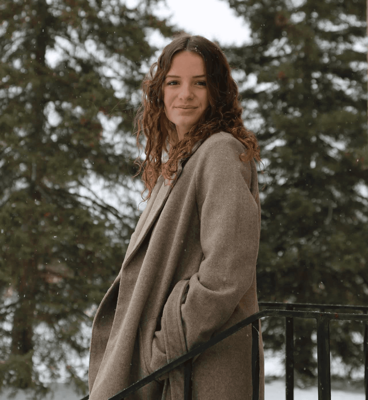 beautiful married couple outdoor