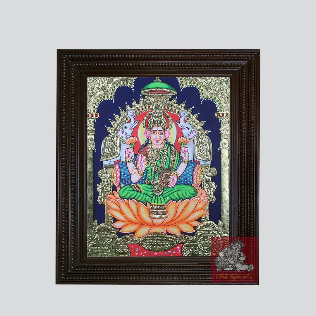 Goddess Lakshmi Tanjore Paintings