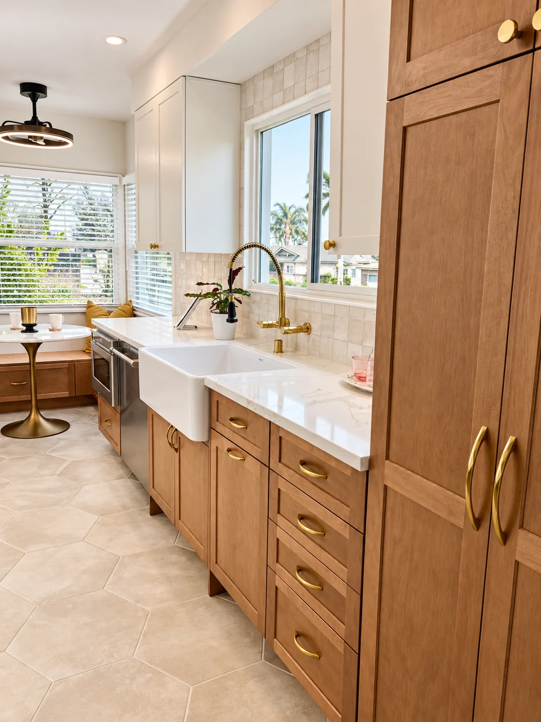 zellige tile backsplash kitchen remodel