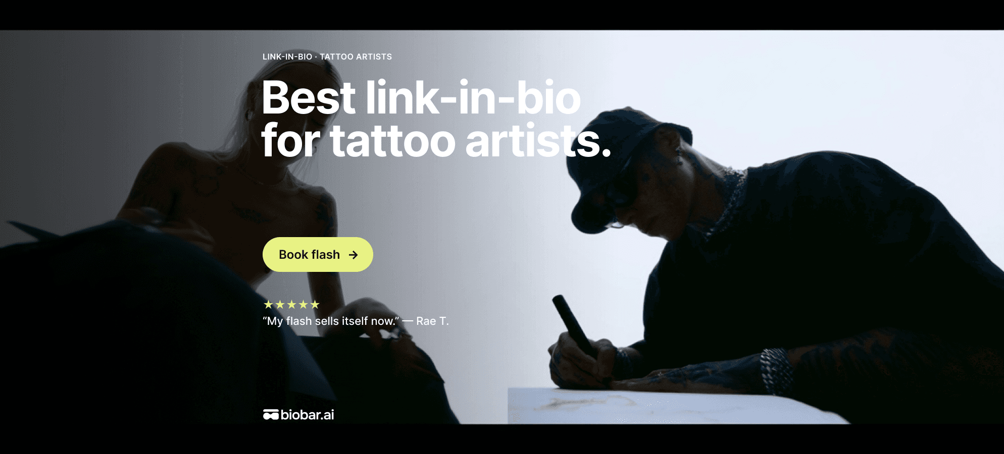 Best Link-in-Bio for Tattoo Artists (2026 Guide) โ biobar.ai