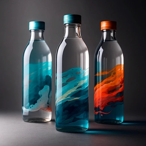 verpakkingsontwerp van waterfles