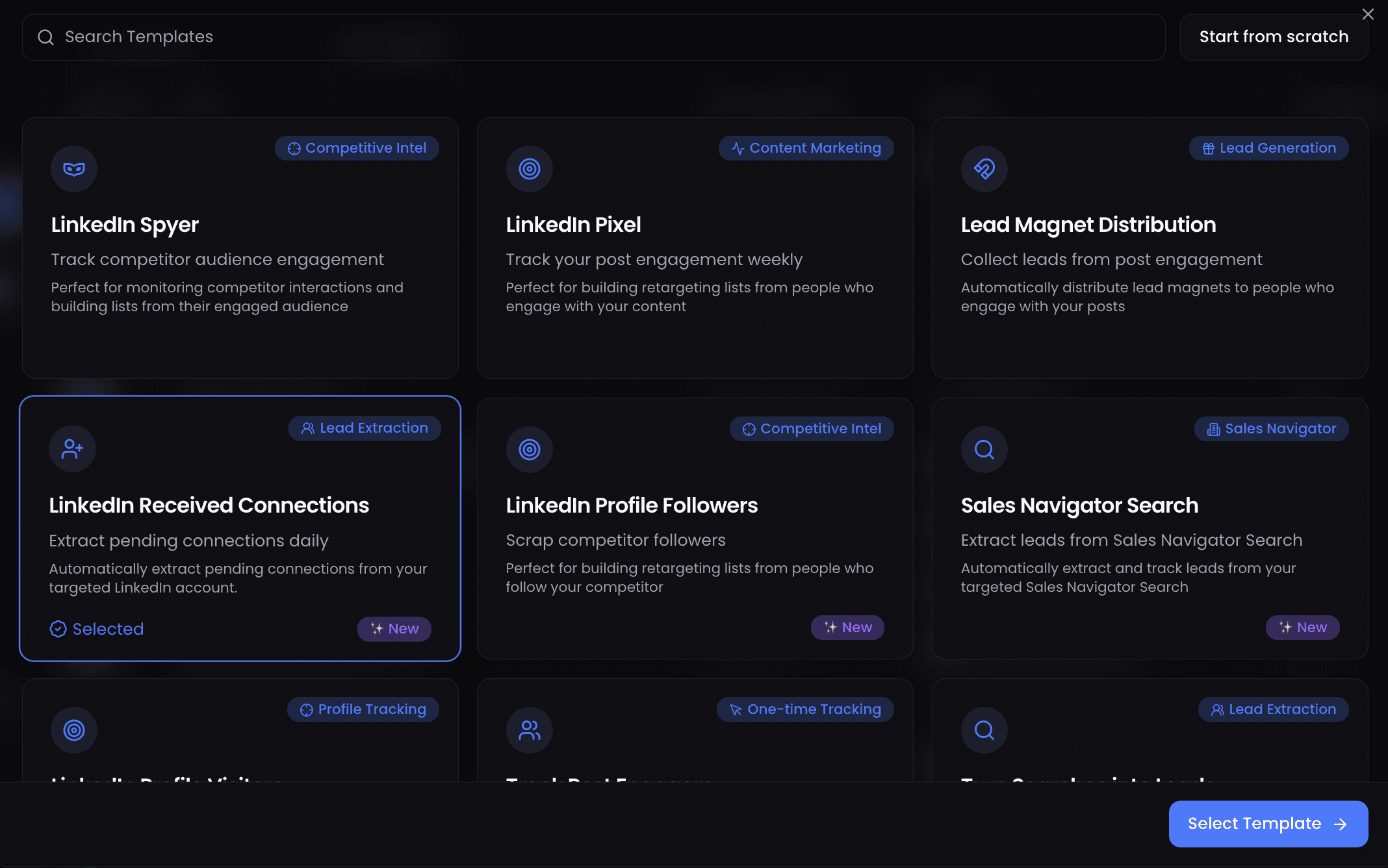 LinkedIn Received Connections Reactin Workflow