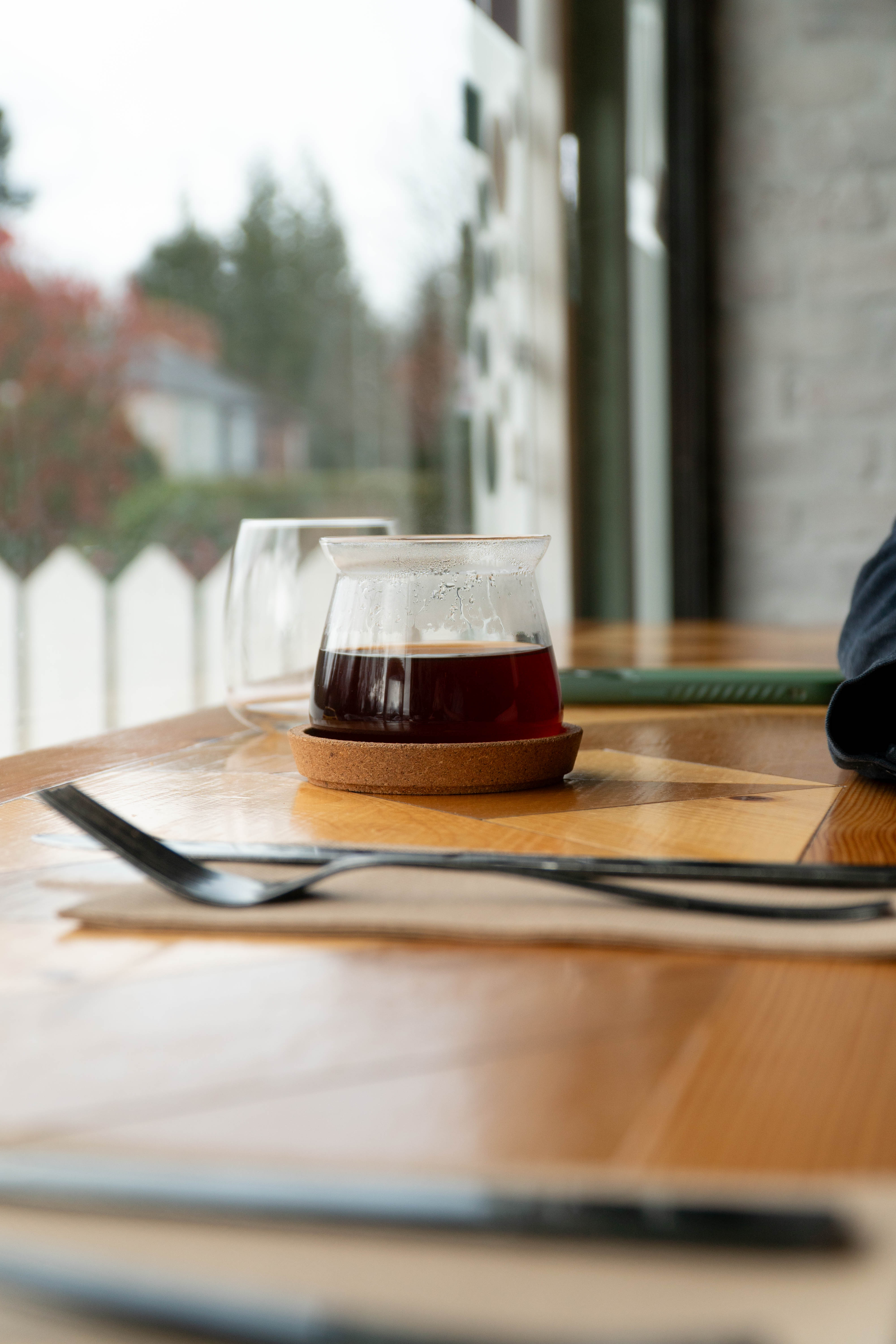 A pour over coffee in a Belfast coffee shop