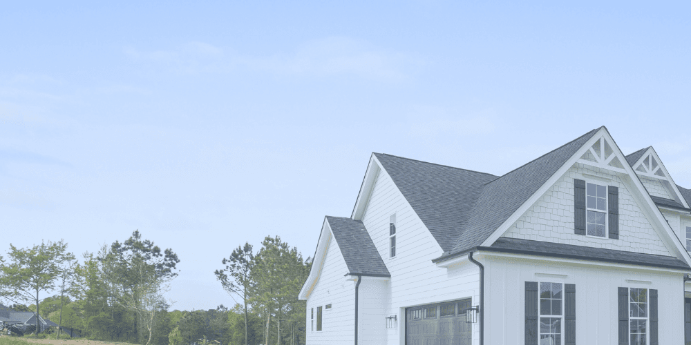 a close up of a roof with a blue tint