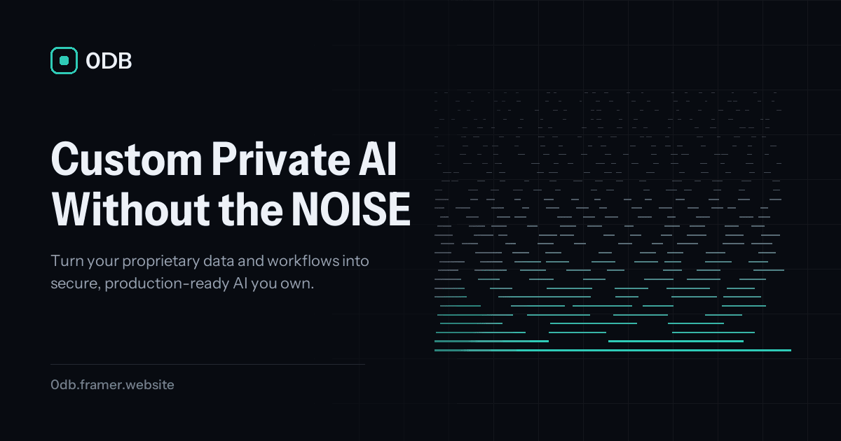 What We Build | Private AI That Does Real Work | 0DB