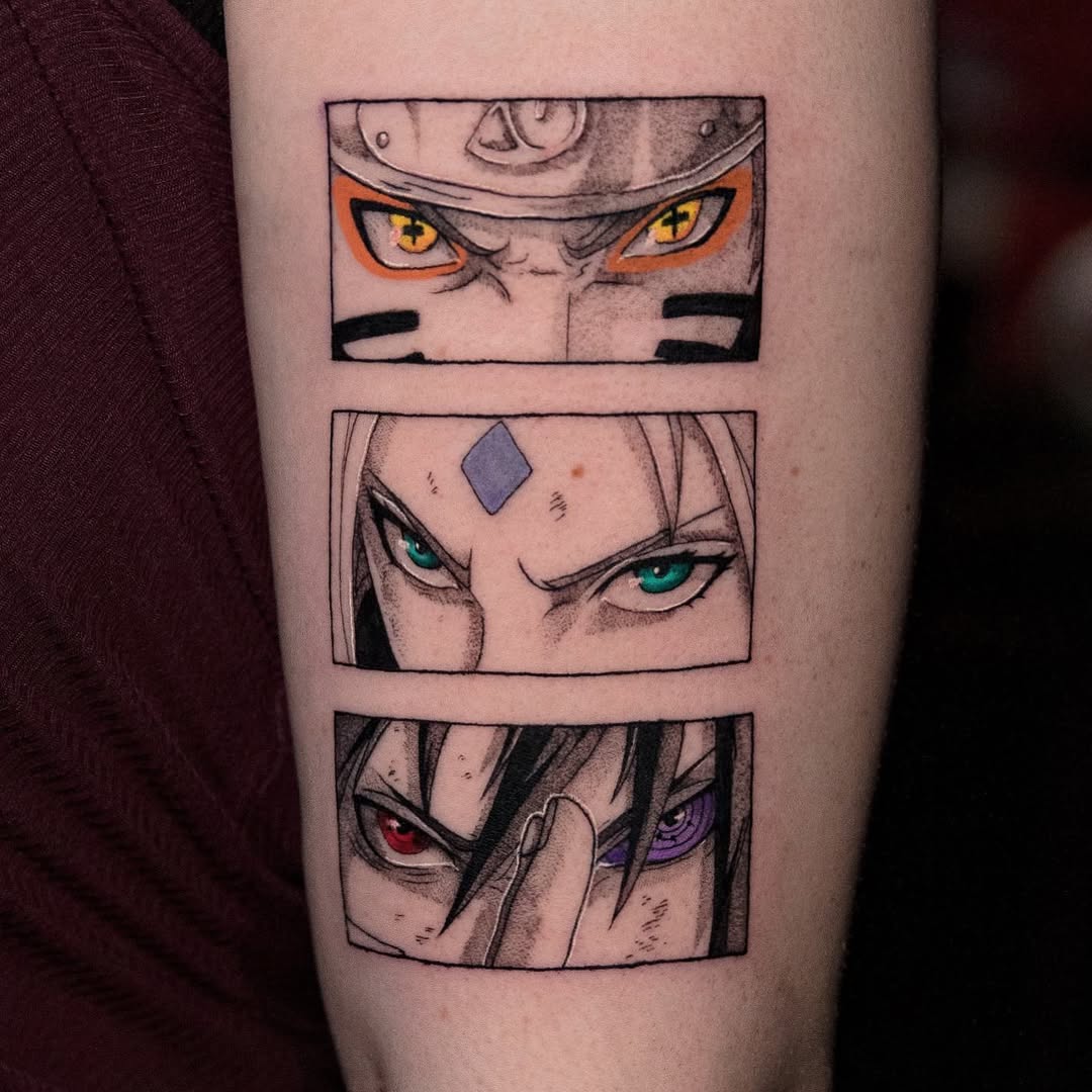 Naruto eye tattoo ideas