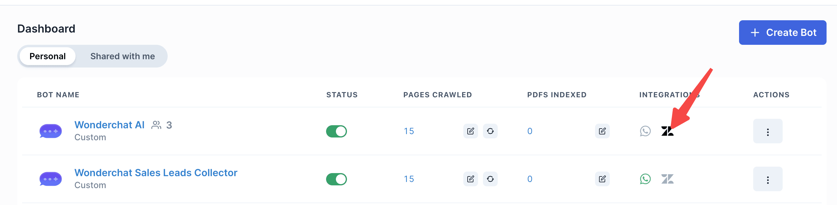 Connect Zendesk to Wonderchat