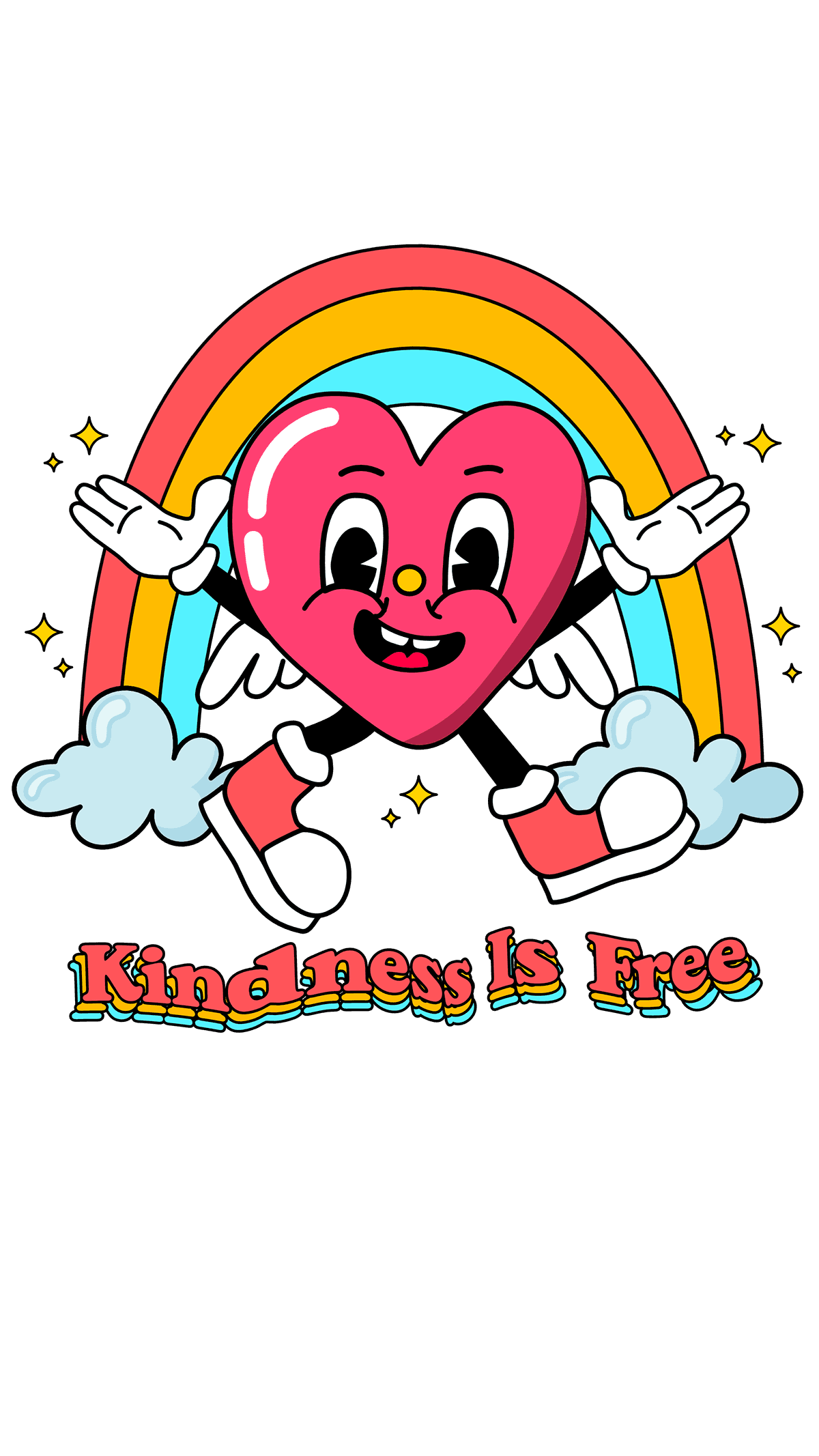 Kindness Is Free T-shirt & Logo Design โ image 6