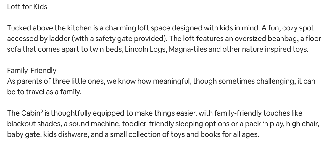 description kid friendly