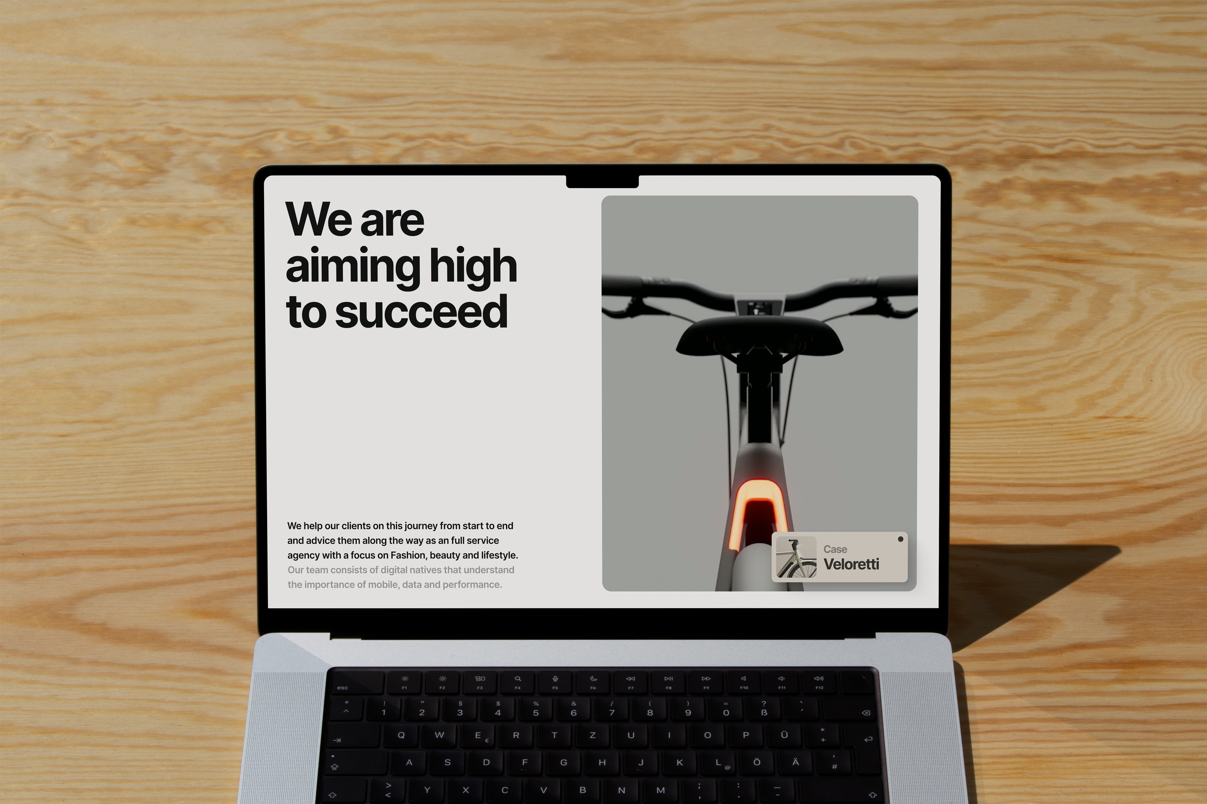 mockup laptop example mockup highlight cases by Analogue Agency