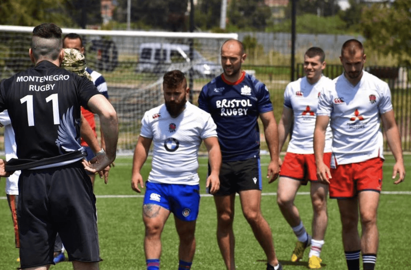 couple of players from montenegro rugby