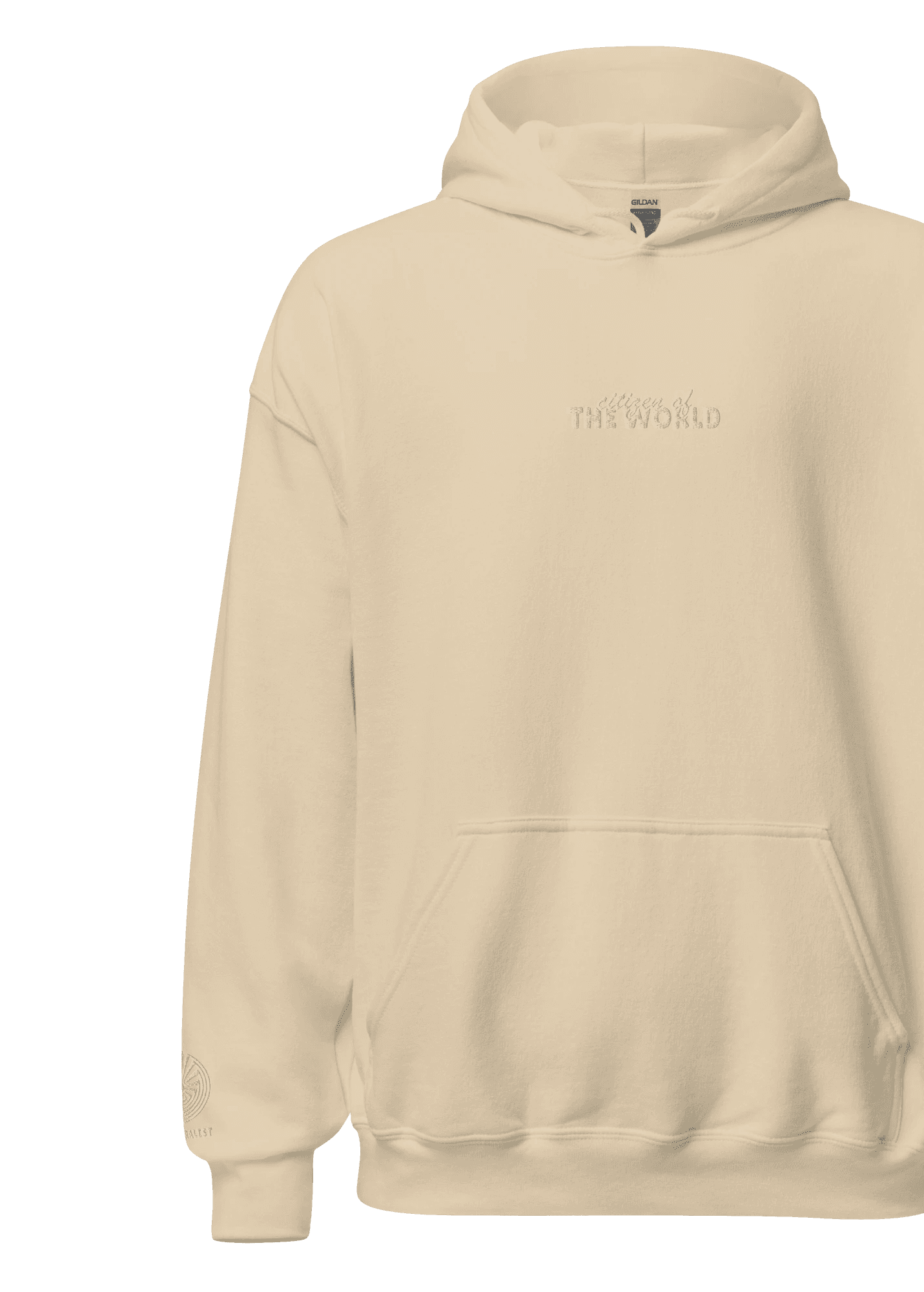 A hand holding a black pen, poised to write or draw on a surface.