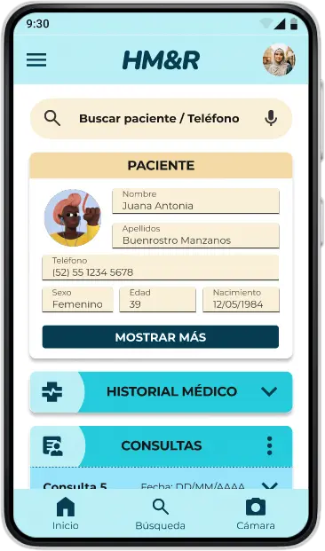 Prototipo final de alta fidelidad iterado tras un segundo estudio de usabilidad; el diseño integra soluciones basadas en el análisis de datos y la retroalimentación directa de los usuarios, representando la versión optimizada y lista para desarrollo.