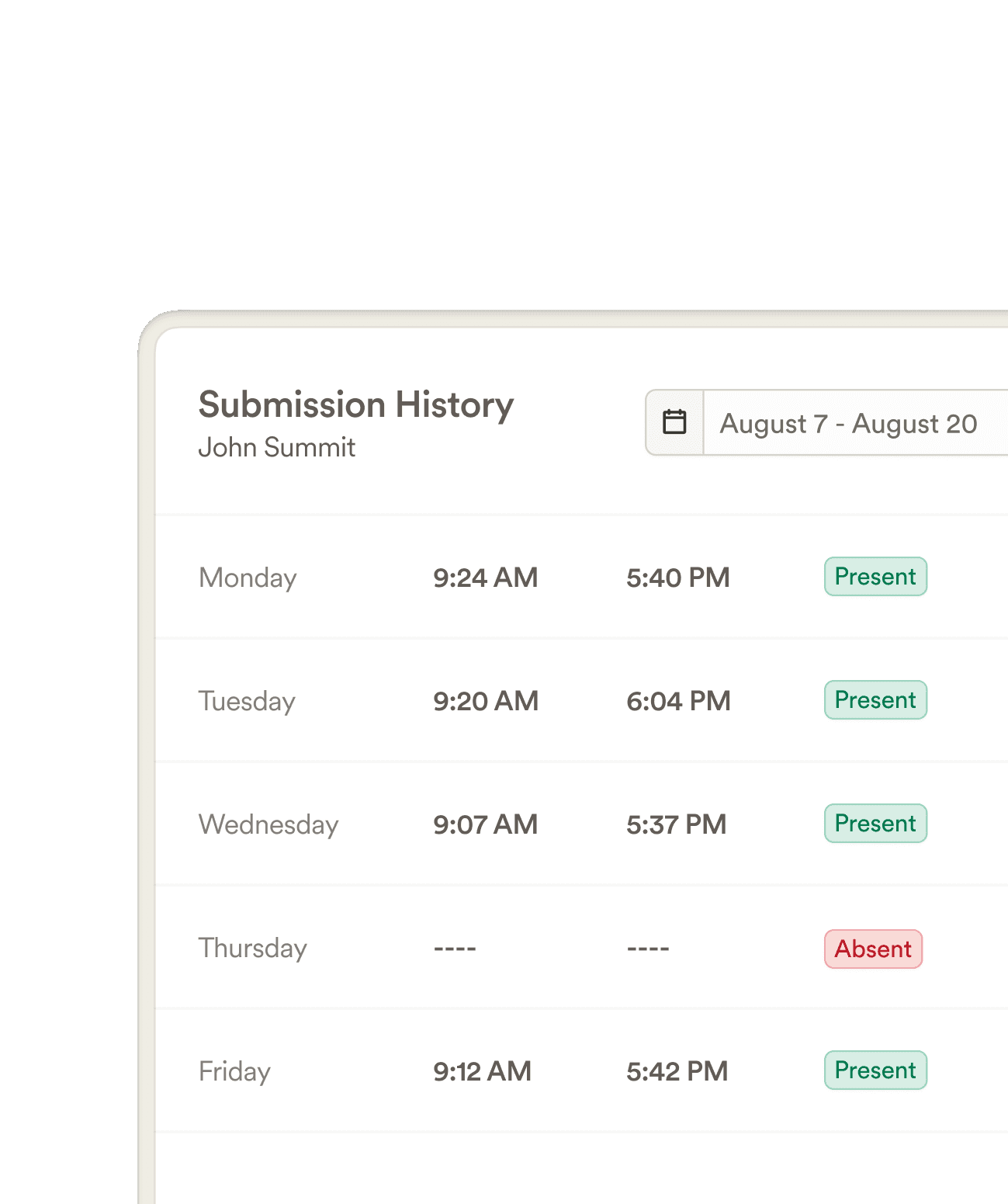 Month Review