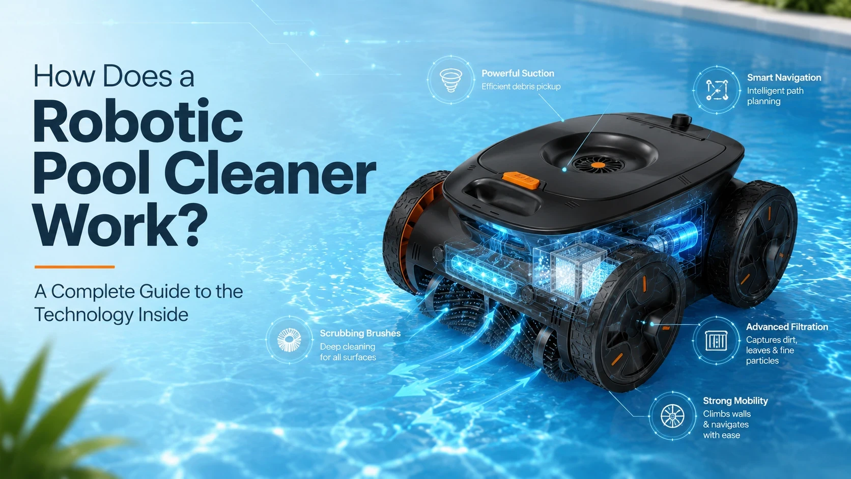 How Does a Robotic Pool Cleaner Work? A Complete Guide to the Technology Inside