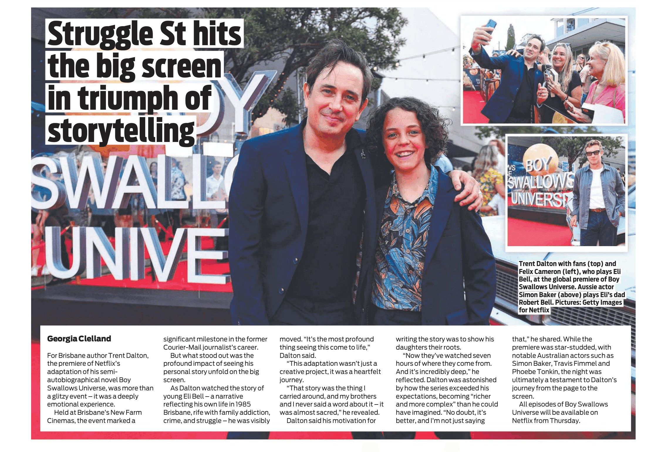 Courier-Mail Spread 1