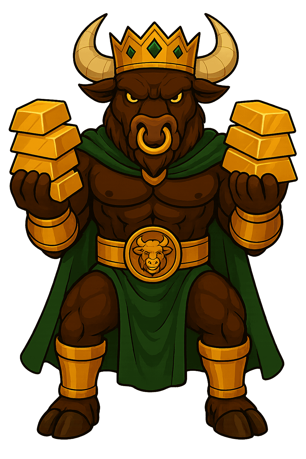 illustration of a safe shaped character counting dollar bills