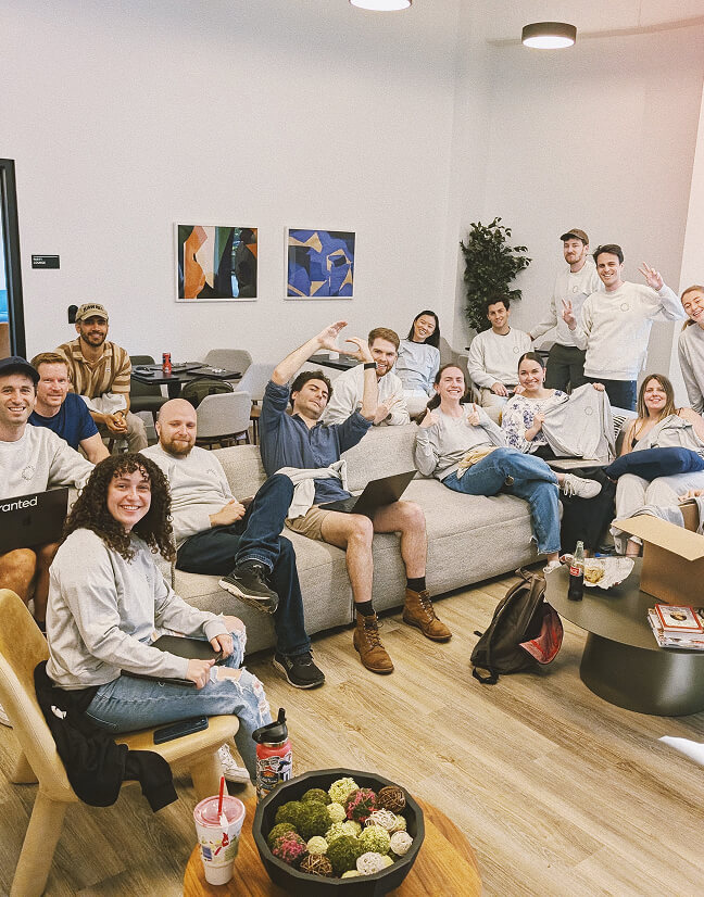 Granted team in office