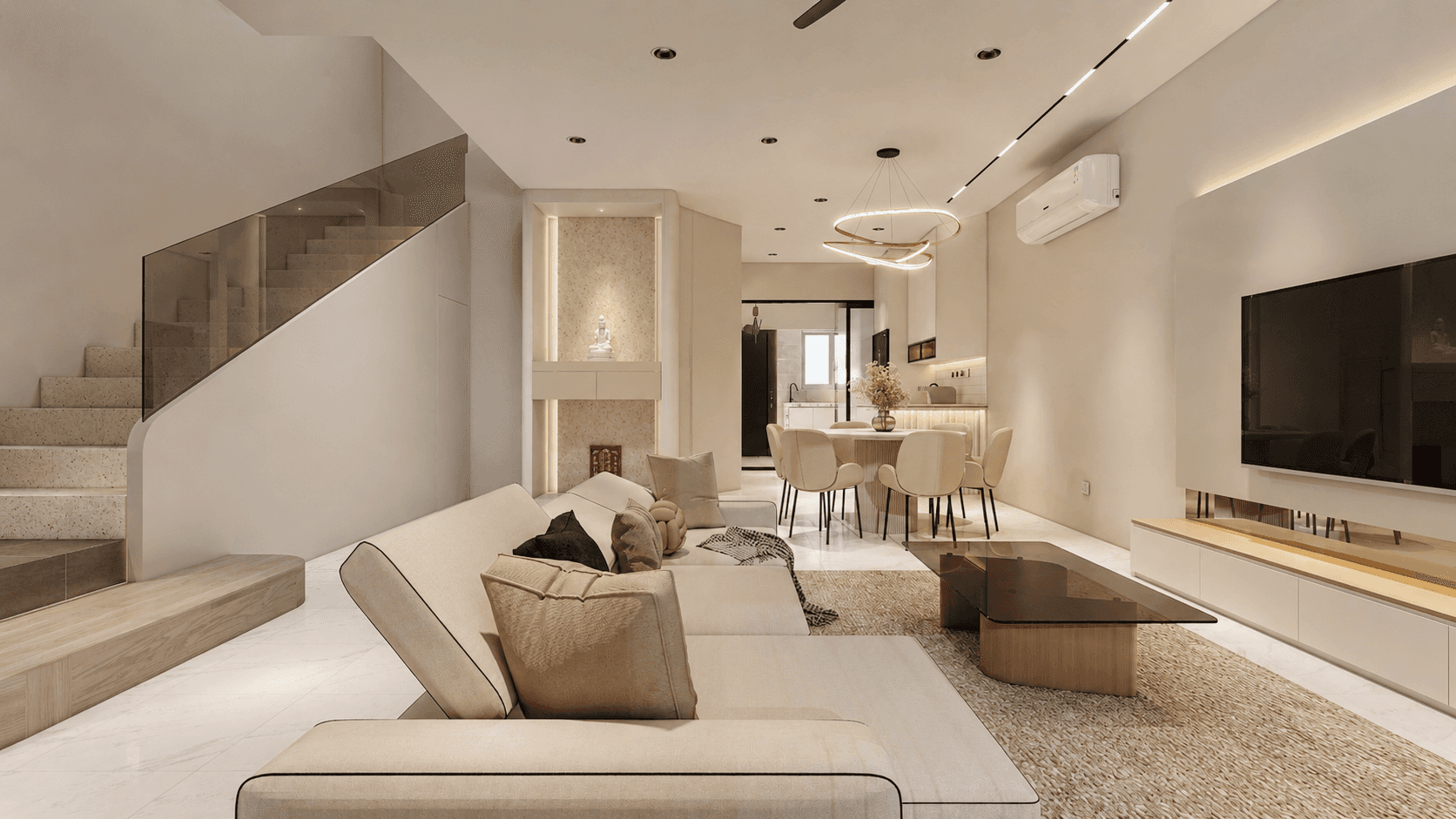 Project showcase image featuring a modern, refined interior.