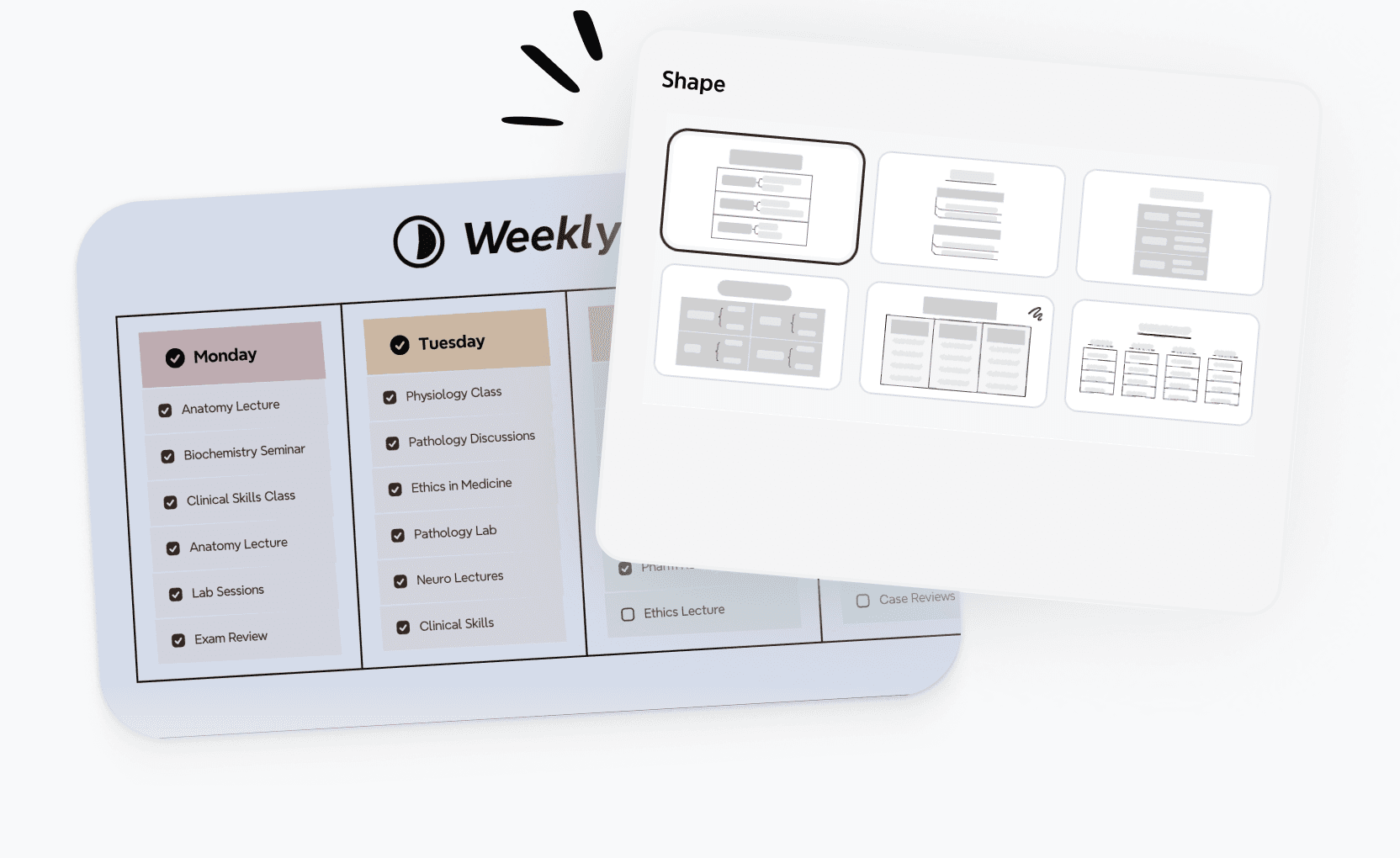 オンライン マインドマップ 作成ツールは、アイデアが広がるにつれて構造化された枝を表示します