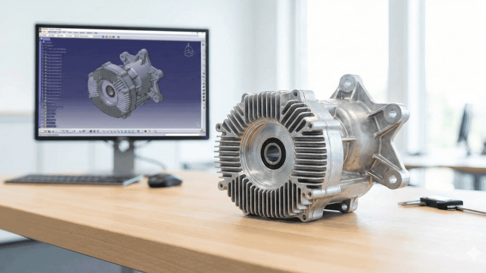 CATIA V5 designed of pump