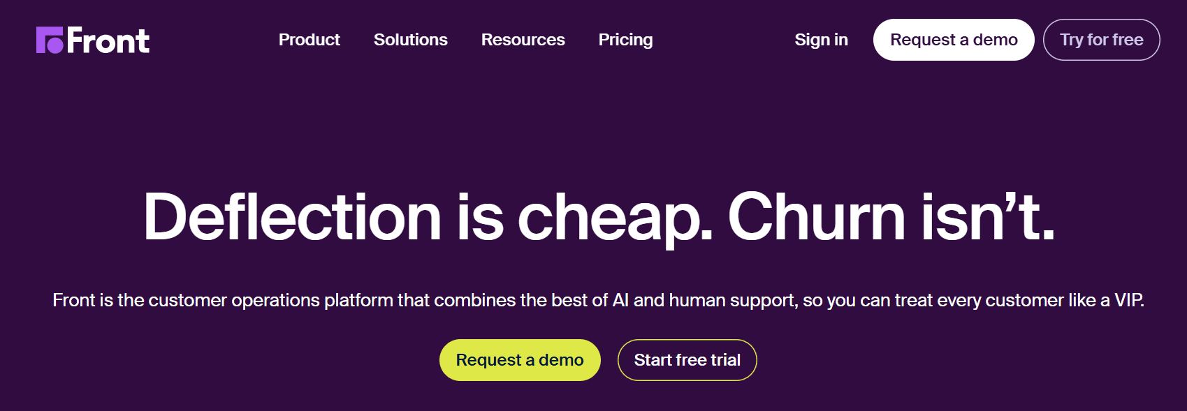 front - Customer Success Automation Tools