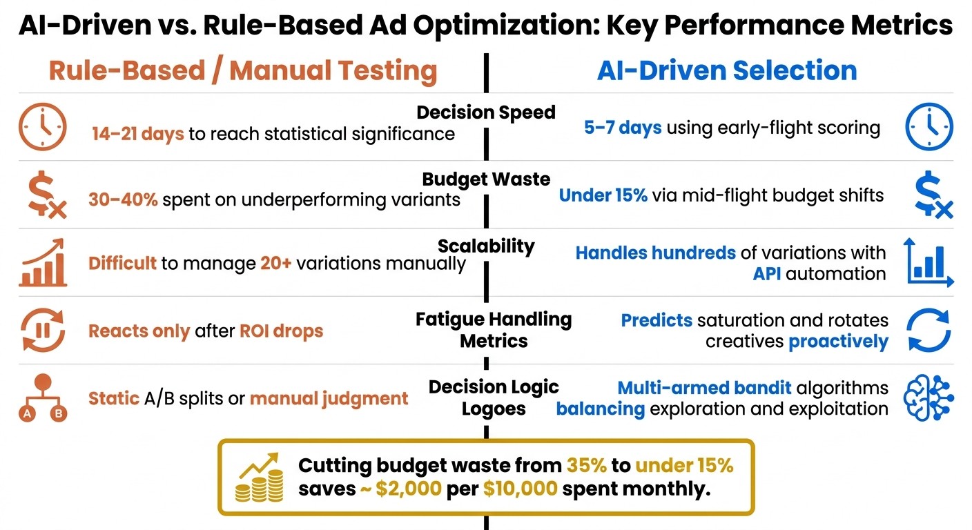AI-Driven vs. Rule-Based Ad Optimization: Key Performance Metrics