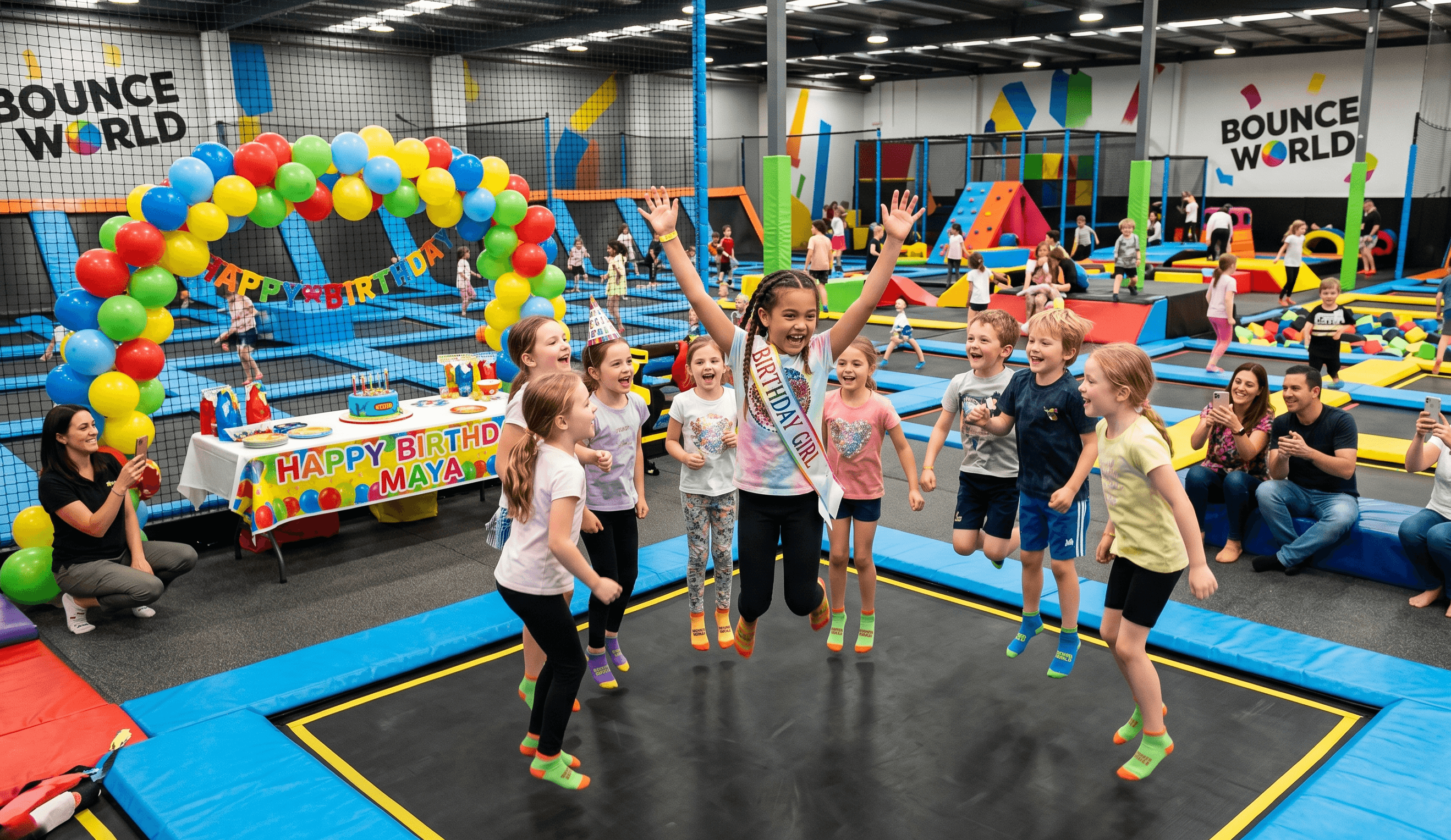 Birthday Party at Trampoline Park