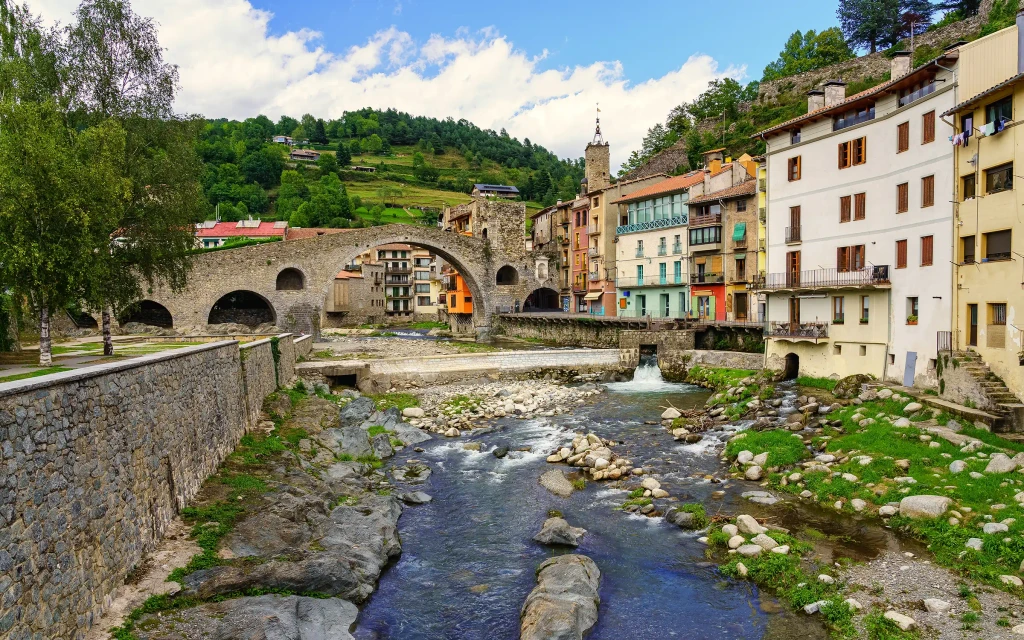 Camprodon i Pyreneene - sykkeltur med Expa Travel