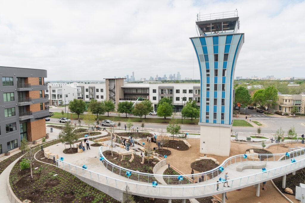 Roger Taylor Plaza under construction