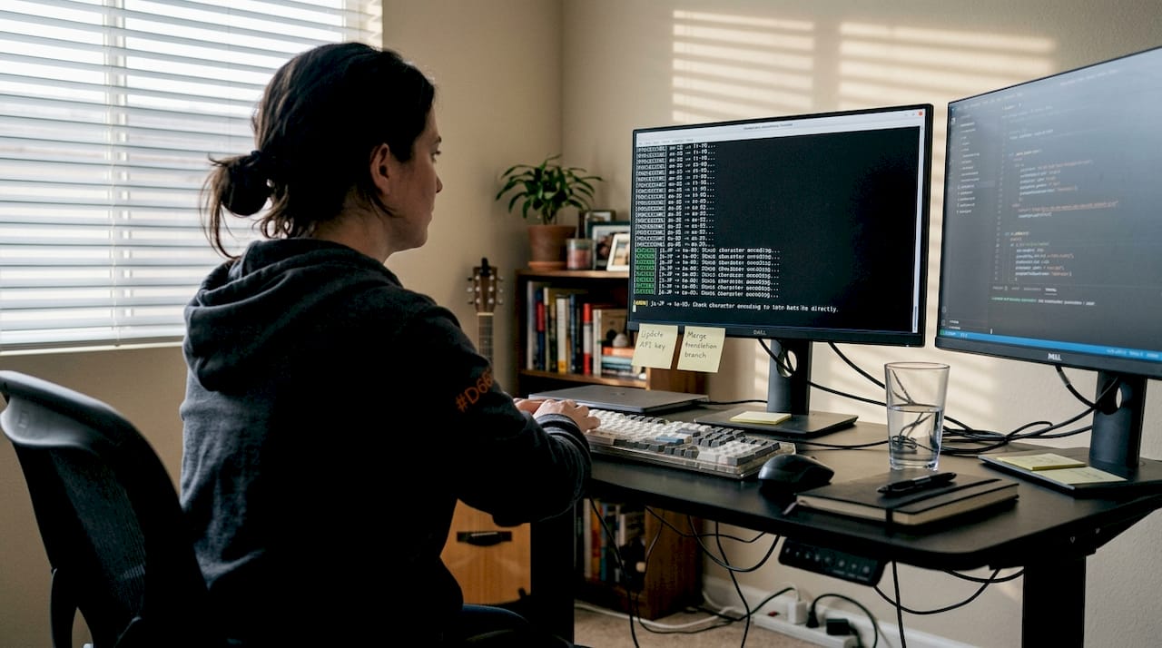 Engineer managing batch localization API process