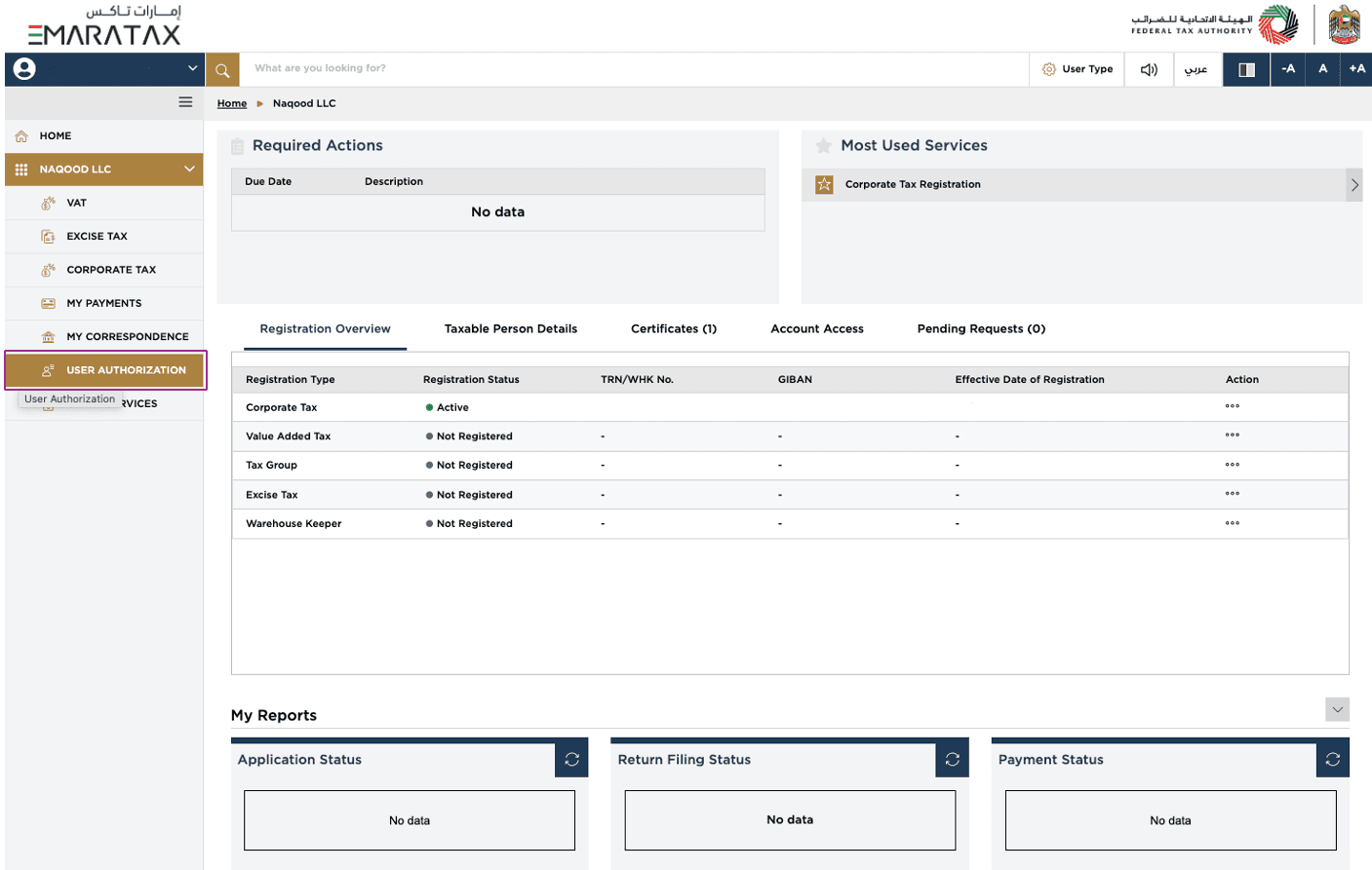 Step 3 – User Authorization