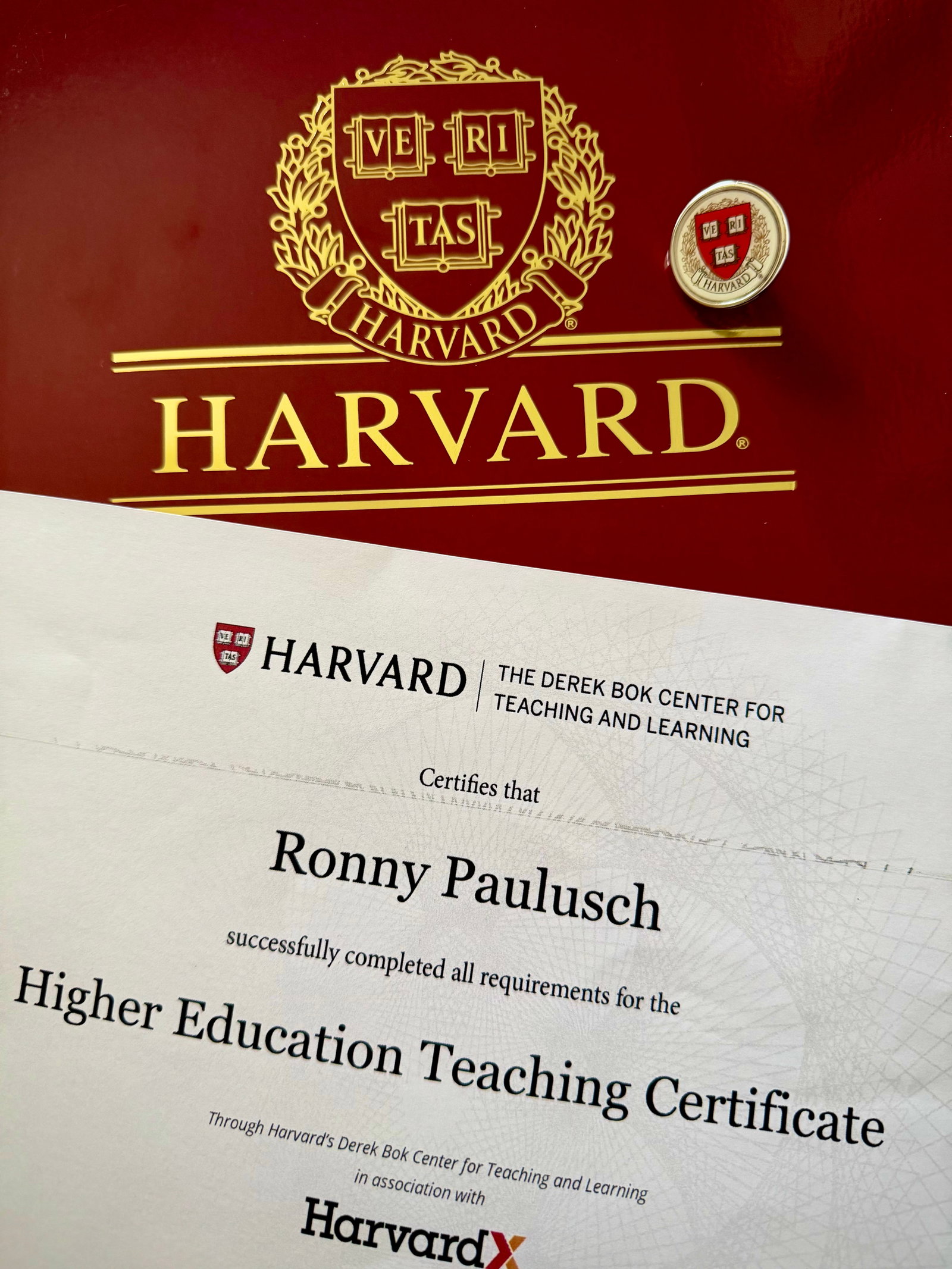 Higher Education Teaching Certificate von Ronny Paulusch