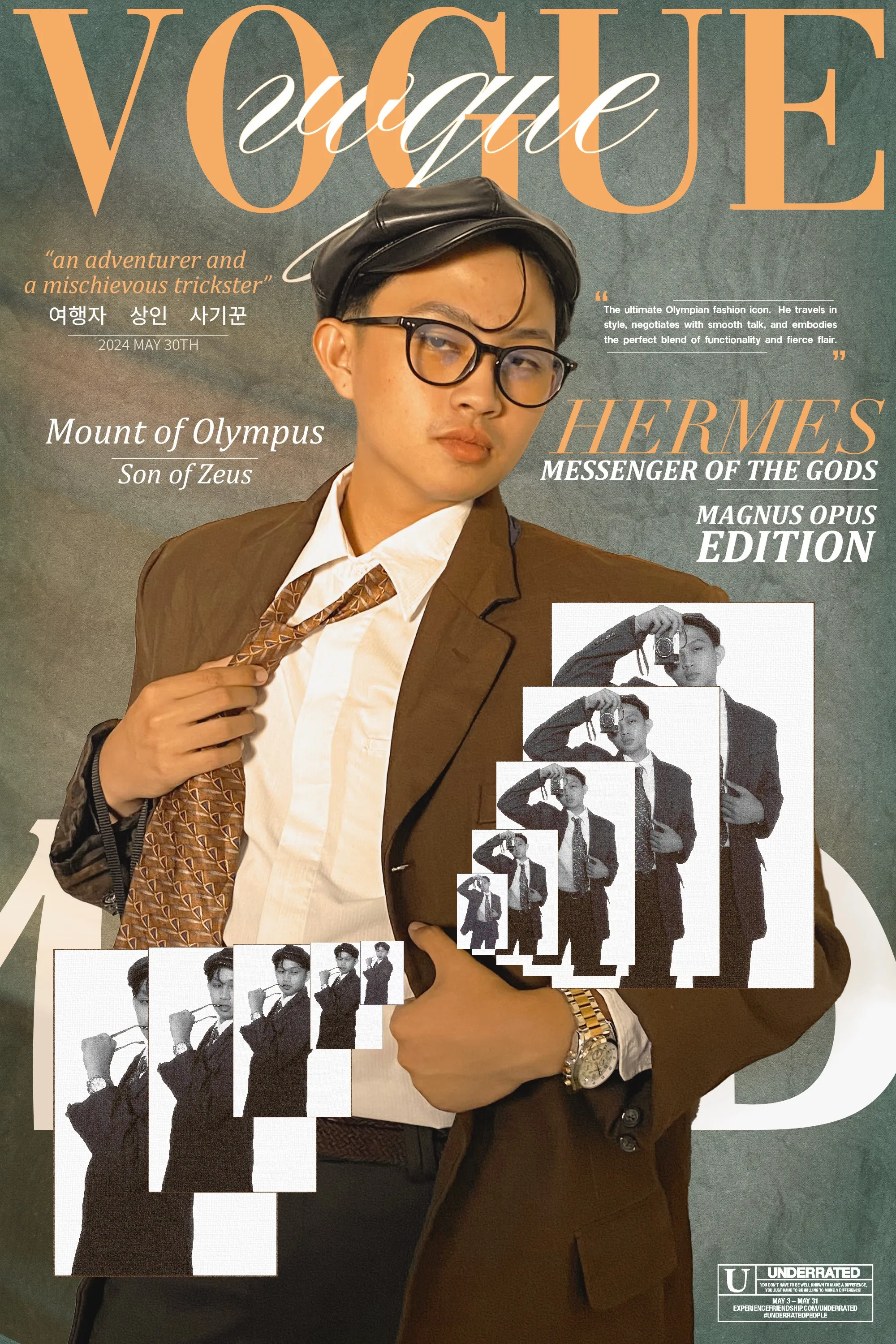 Black and white wave