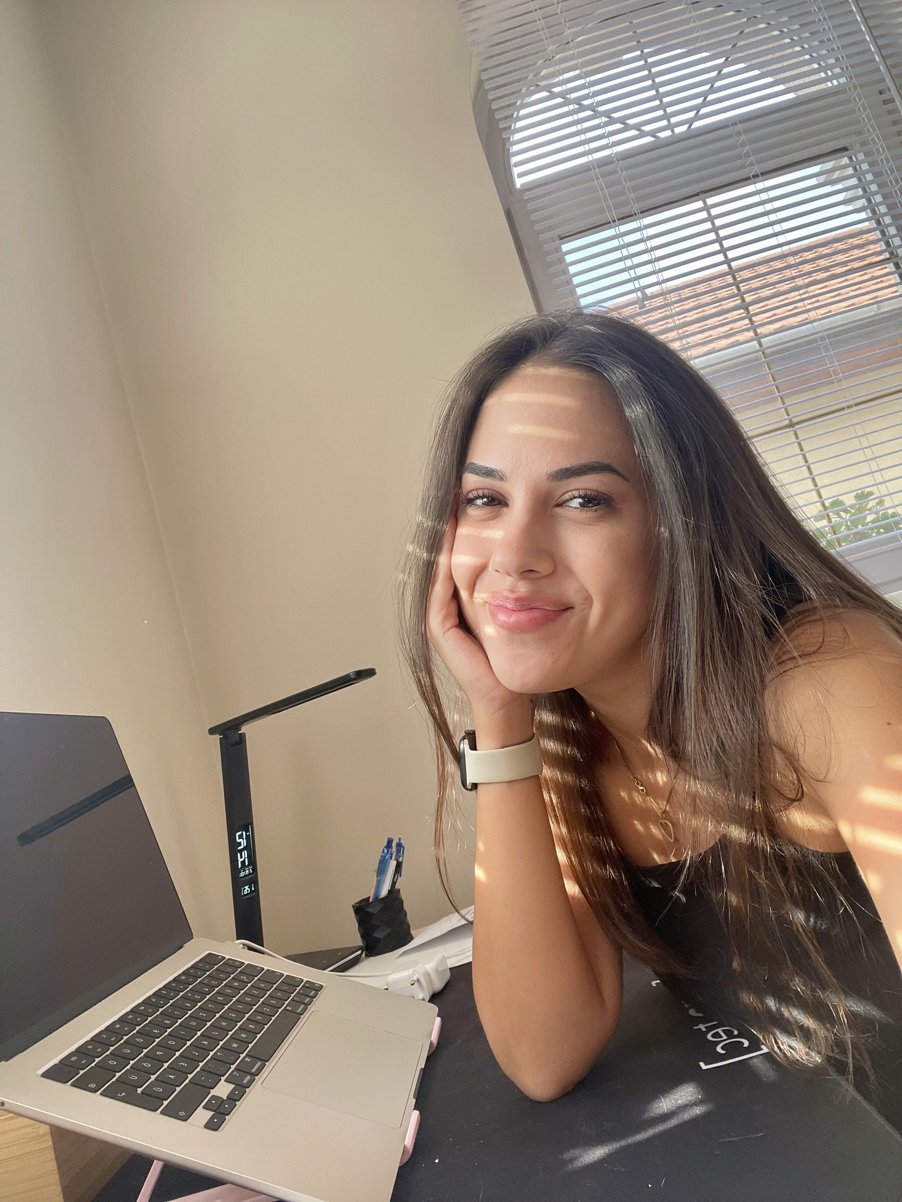 Athlete winning a race