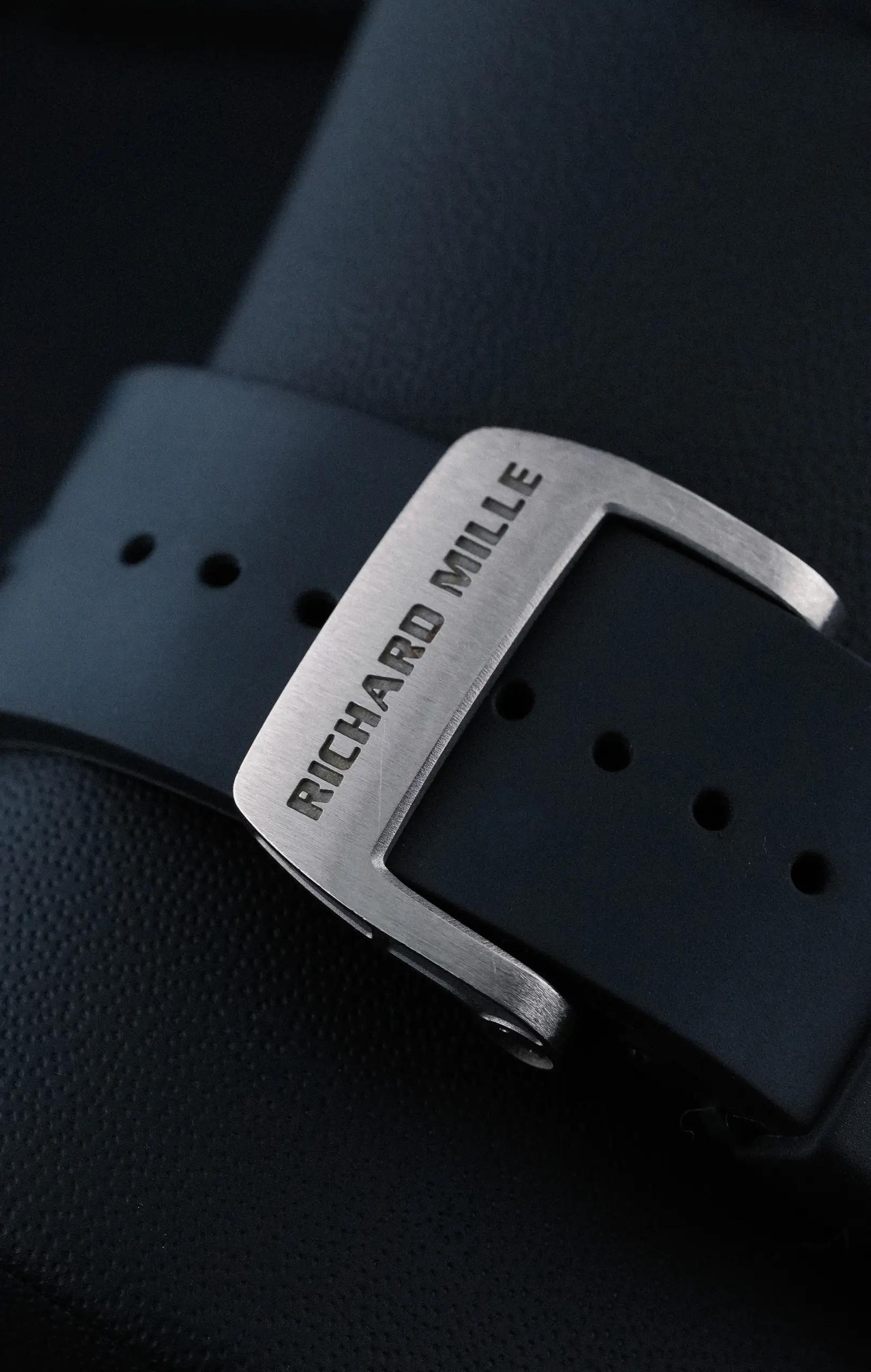 Richard Mille RM 65-01 Split-Seconds Chronograph rubber strap and buckle