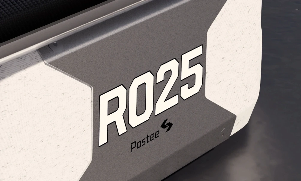 Sorting Robot Postee Logo and graphics on robot